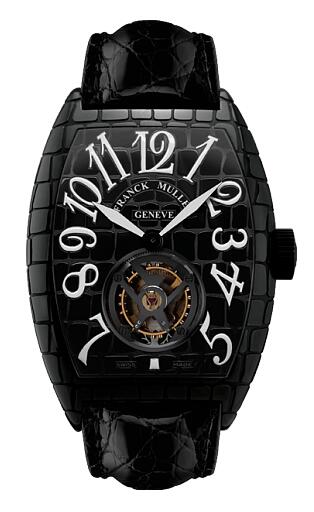 FRANCK MULLER 8880 T BLK CRO AC Croco Tourbillon Steel Replica Watch